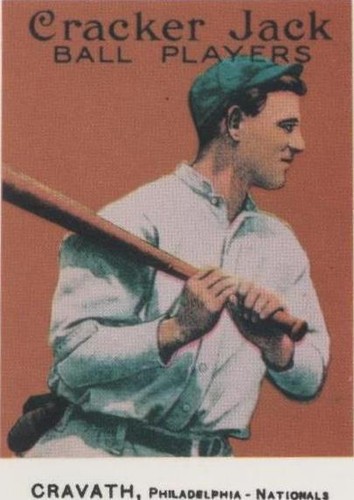 1983 Renata Galasso Cracker Jack Reprints - Gavvy Cravath #82