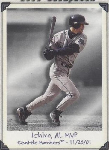 その他 2001 fleer Ichiro RC  #/2999 Psa10 pop20 2001 Fleer Triple Crown /2999 Ichiro Suzuki #306 Rookie RC