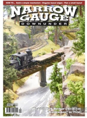 Narrow Gauge Downunder Magazine Issue #92 January 2024/ DIRK BECKER