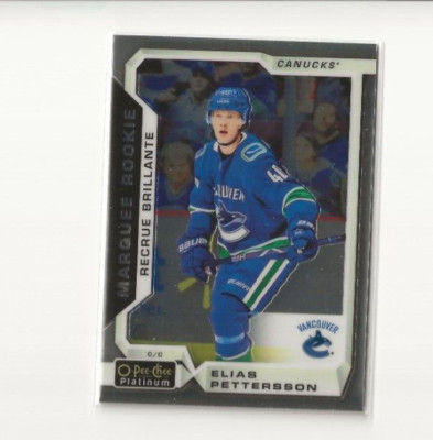 2018-19 O-Pee-Chee Platinum Elias Pettersson Marquee Rookie RC #151