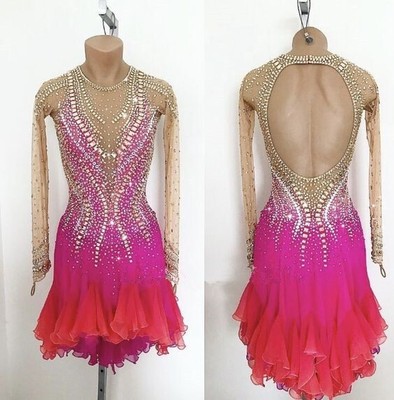 ice figure skating competition dress Gymnastics costume dance Dress dyeing