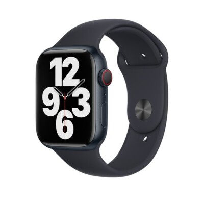 NEW Apple Sport Band 45mm Midnight Apple Watch Series 7 SE 5 8 ULTRA - MKUQ3AM/A