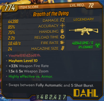 (PS4/5 PC XBOX) - Borderlands 3 WEAPONS - BUY 2 GET 2 FREE