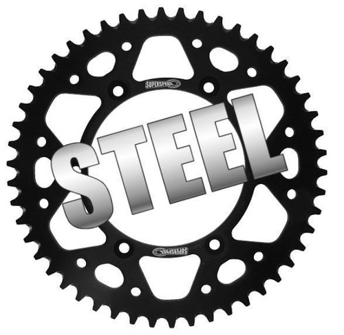 Supersprox Edge Rear Sprocket - Black | Chain 525 | 45-Tooth Supersprox Edge Rear Sprocket - Black | Chain 525 | 45-Tooth