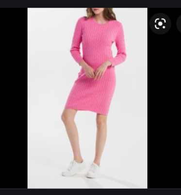 Gant stretch clearance cotton cable dress