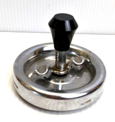 Vintage Original Gerz W. Germany Spin Top Ashtray Lid Only Chrome fits 3.5''