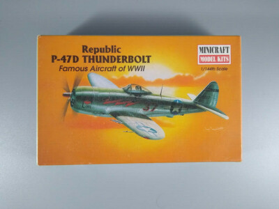 Vintage Minicraft Republic P-47D Thunderbolt - 1/144 scale model kit sealed