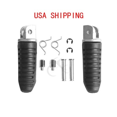 Front Footrests Foot Pegs Pedals Fit For Suzuki GSX1300R GSX 1300 Hayabusa 99-12