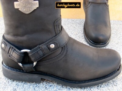 HARLEY-DAVIDSON HARLEY DAVIDSON BOOTS SCOUT SCHWARZ KULT KLASSISCHER BIKERBOOTS GR. 40 BIS 46