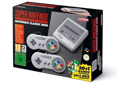 CONSOLE NINTENDO CLASSIC MINI SUPERNES CON 21 GIOCHI INCLUSI - SNES OFFERTA