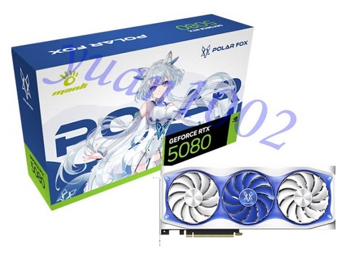 【希少新品】POLAR FOX GeForce RTX 5070 Ti Manli Polar Fox GeForce RTX 5070 Ti OC Triple Cooler GPU