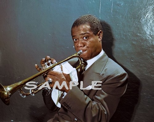 Jazz Legend LOUIS ARMSTRONG PHOTO (133-x)