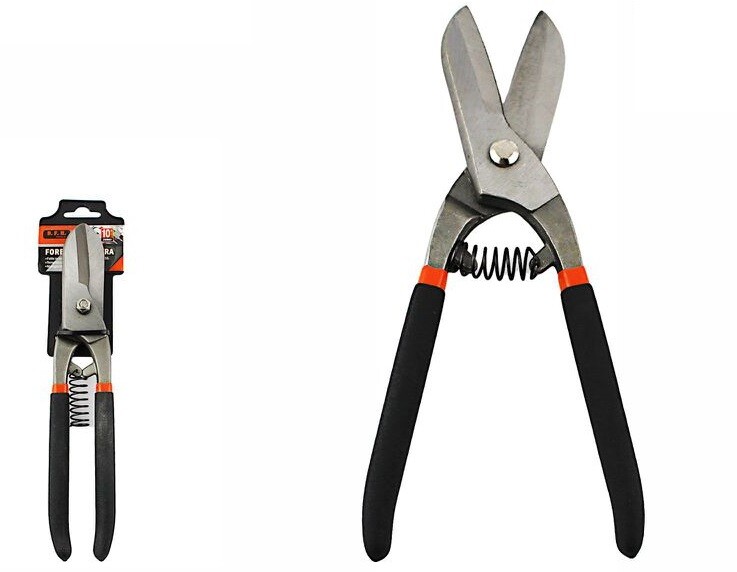 Forbici Cesoie A Molla Tronchese Per Lamiere Metallo Taglia 10" dfh