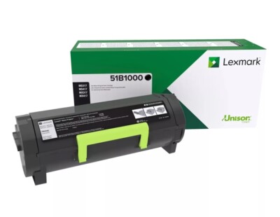 Lexmark 51B1000 Original Extra High Yield Toner Cartridge - Black - New Sealed