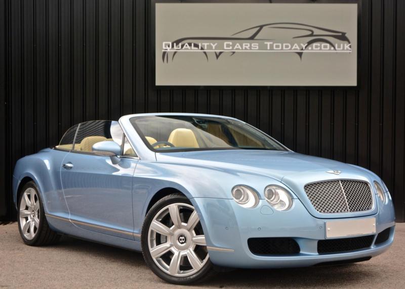 Bentley Continental 6.0 W12 GTC Convertible *Silverlake Blue +Magnolia