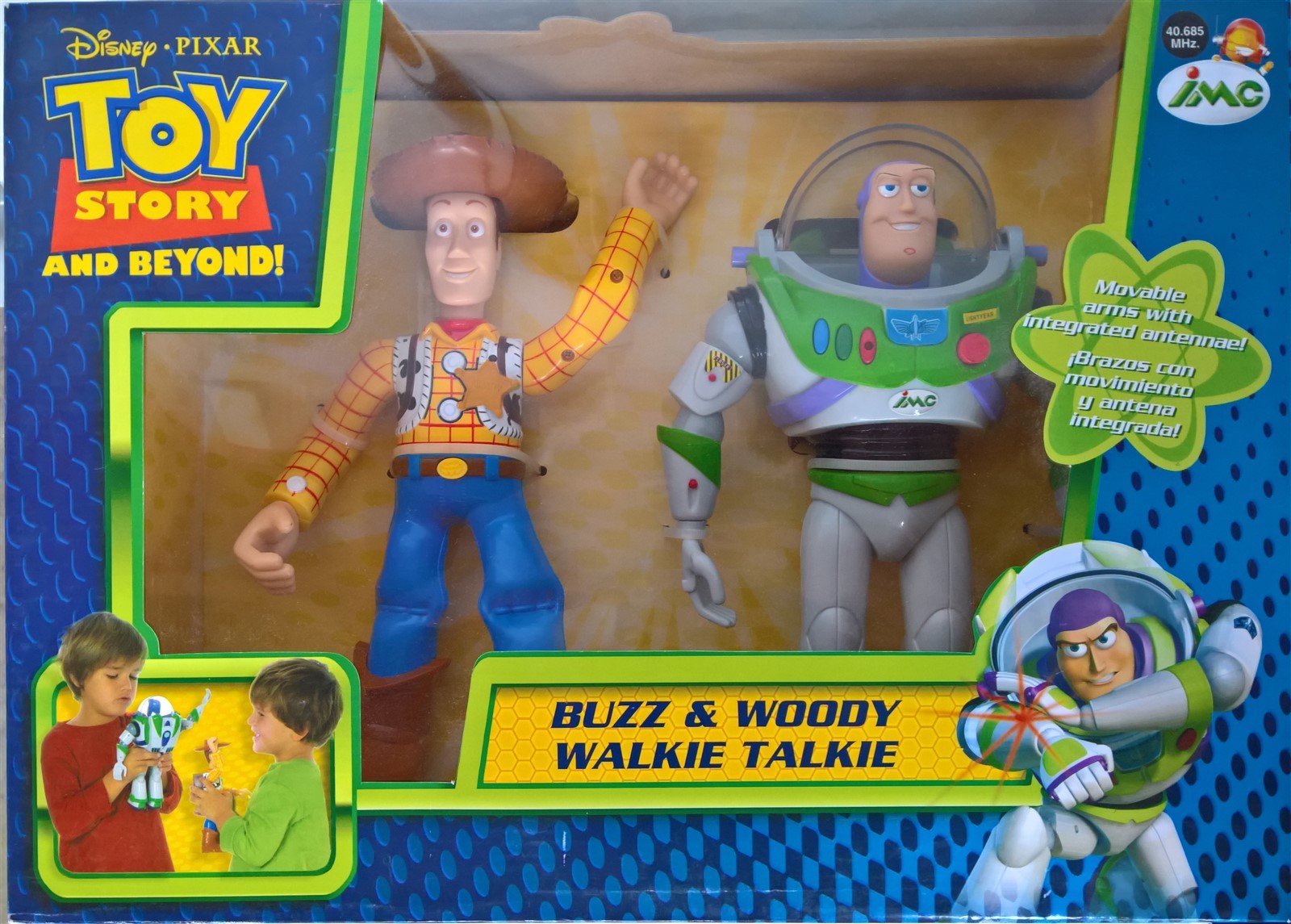Toy Story - BUZZ & WOODY WALKIE TALKIE FIGURES 25cm | eBay