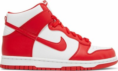 

Nike Dunk High White/University Red для больших детей (DB2179 106) — 4