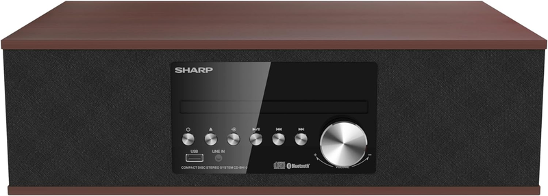 CD-BH10 Vintage Style Retro Look Micro Component Wireless Bl