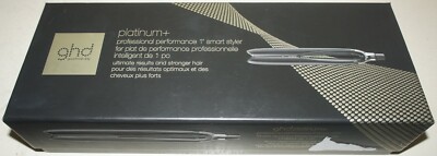 New ghd Platinum+ (Plus) Styler 1'' Flat Iron Hair Straightener - Black