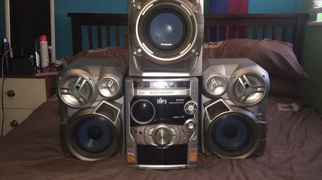 Panasonic Stereo System W/ Subwoofer | in Colchester, Essex | Gumtree