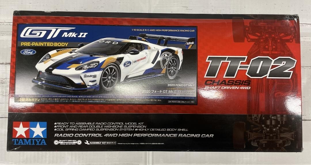 TAMIYA 1/10 R/C Car Series No.689 2020 Ford GT MK II (TT-02
