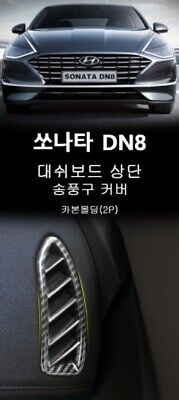 Dashboard Air Conditioner Vent Cover Trim For 2020~2021 Hyundai Sonata (Carbon)