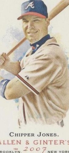 2007 Topps Allen & Ginter's - Chipper Jones #208