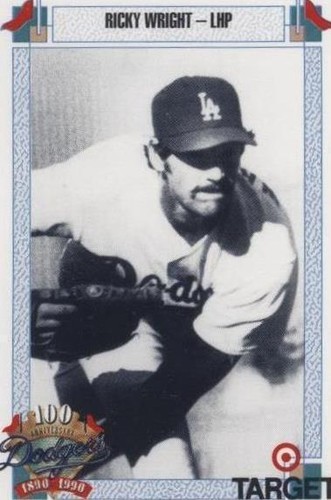 1990 Target Dodgers 100th Anniversary - Ricky Wright #878
