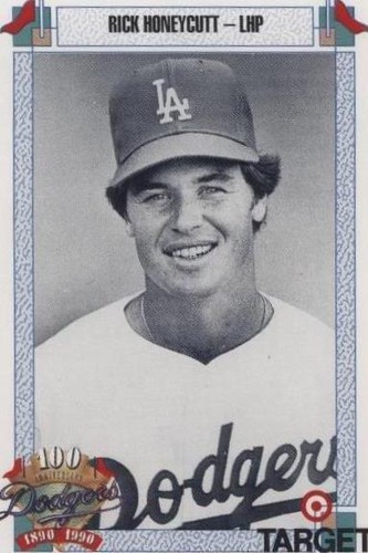 1990 Target Dodgers 100th Anniversary - Rick Honeycutt #355