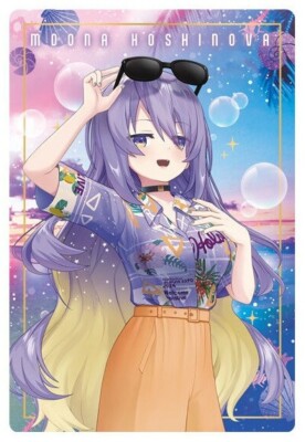 Moona Hoshinova Wafer hololive Super Expo 2024 vol.2 Metallic plastic card Japan