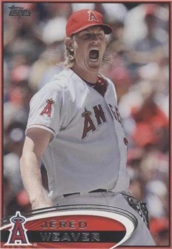 2012 Topps Mini - Jered Weaver #250