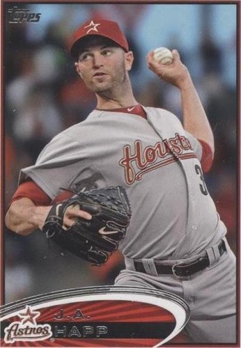 2012 Topps Mini - J.A. Happ #560