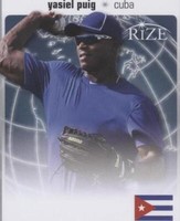 2012 Leaf Rize Draft - Yasiel Puig #WC-16