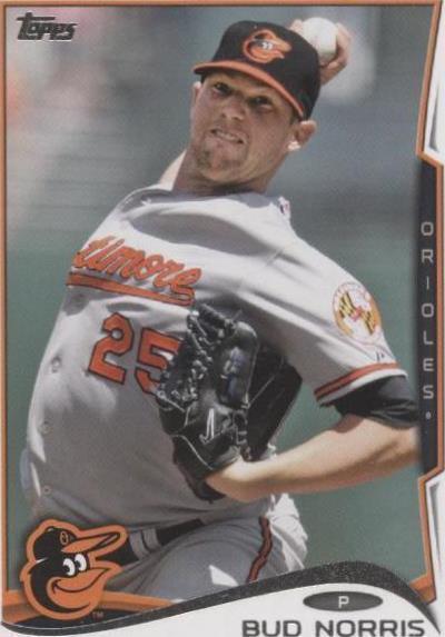 2014 Topps Mini - Bud Norris #543