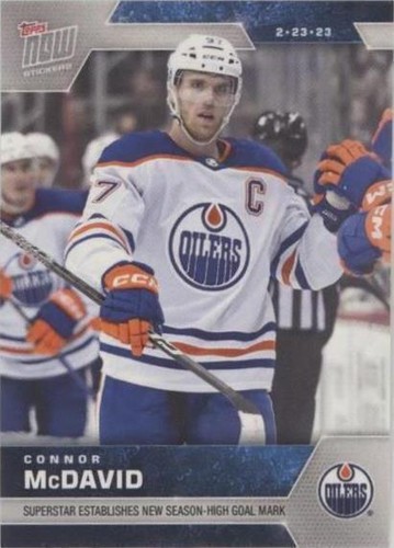 2022-23 Topps Now NHL Stickers - Connor McDavid #219