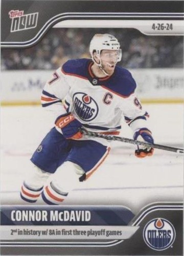 2023-24 Topps Now NHL Stickers - Connor McDavid #181