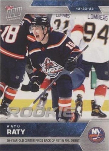 2022-23 Topps Now NHL Stickers - Aatu Raty #125