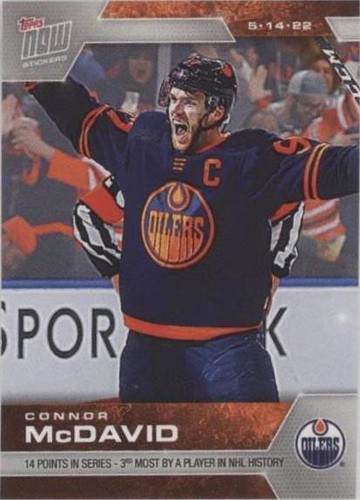 2021-22 Topps Now NHL Stickers - Connor McDavid #478
