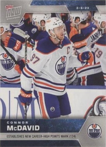 2022-23 Topps Now NHL Stickers - Connor McDavid #248
