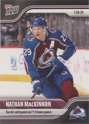 2023-24 Topps Now NHL Stickers - Nathan MacKinnon #98