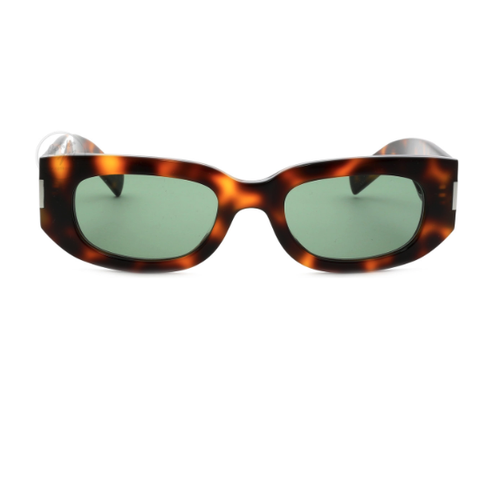 Pre-owned Saint Laurent Yves  Sl-697-002 Havana Sunglasses