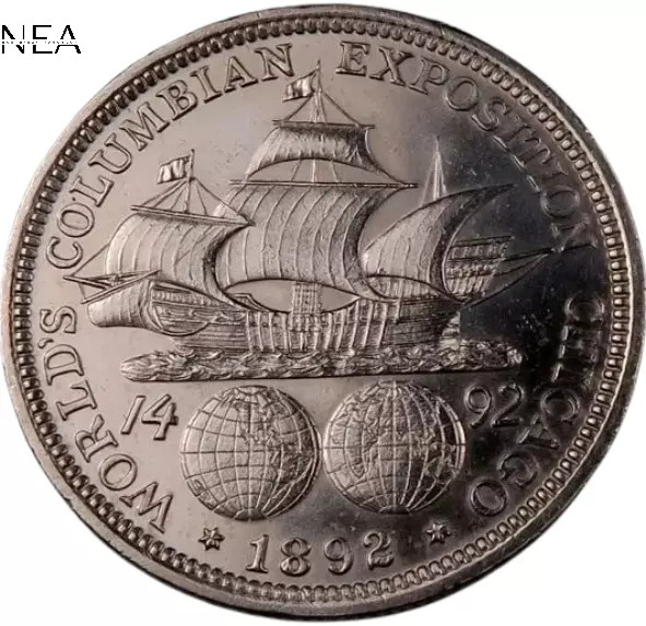 1892 Columbian Exposition Commemorative Half Dollar ~ Choice BU ~