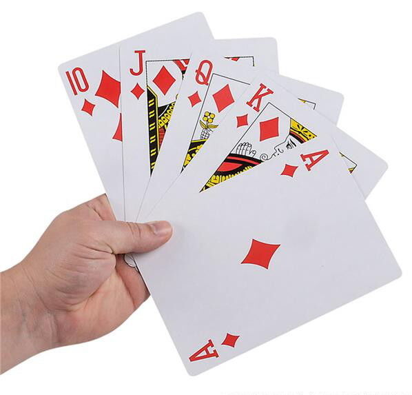GIANT SUPER JUMBO 5" X 7" PLAYING CARDS NICE QUALITY LARGE HUGE PARTY GOODY BAG