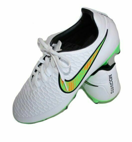 NIKE FUßBALLSCHUHE FUßBALL FG MAGISTA  WEISS GRÜN Gr. 40 (UK6) NEU