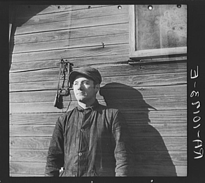 Photo:Frank Armstrong, tenant farmer near Marseilles, Illinois