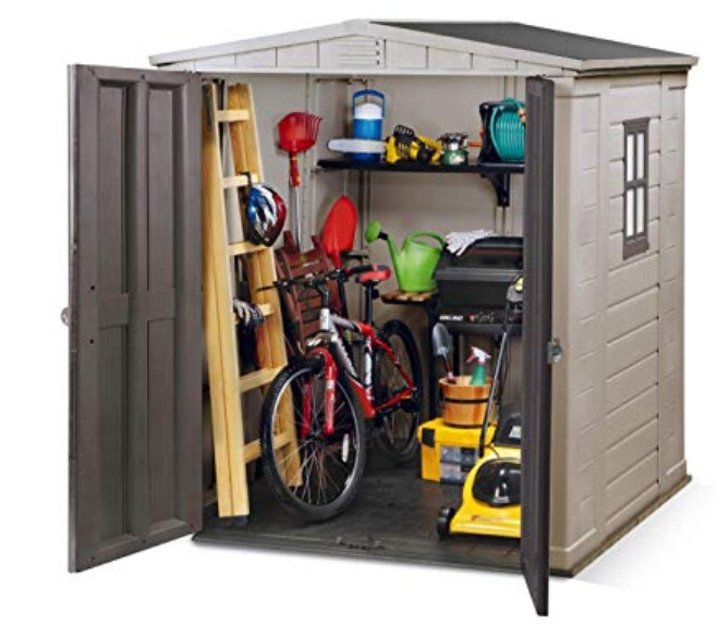 keter factor apex garden storage shed 6 x 6ft brand new