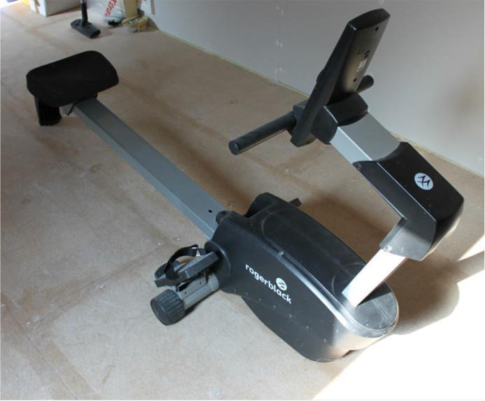 roger black rowing machine and exercise bike