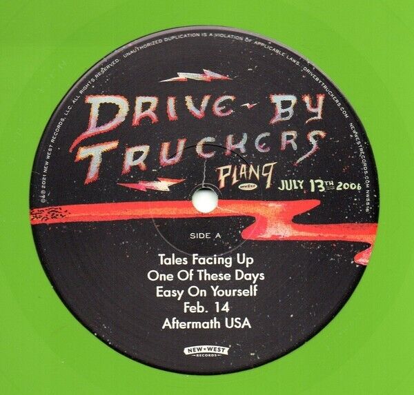 Drive By Truckers Plan 9 Records July 13 2006 3x Green Vinyl Lp Record! Live New