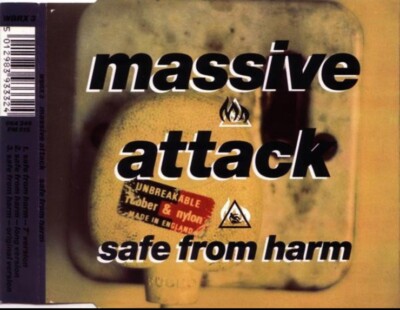 Safe From Harm by Massive Attack  (CD Single 1991) UK & Europe Import