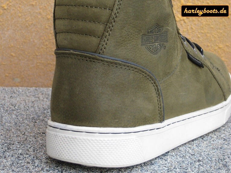 HARLEY-DAVIDSON HARLEY DAVIDSON WASSERDICHTE SNEAKER MITRIC OLIVE KULT BIKER BOOTS GR. 40 BIS 46